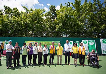 永達盃高雄全國輪網賽開打 助弱勢育幼院童體驗網球感受愛