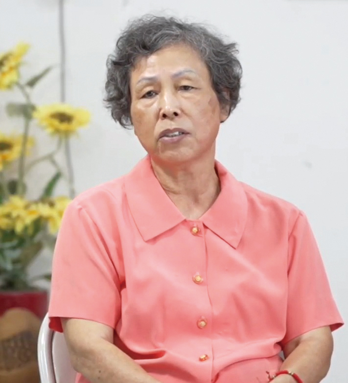 75歲的玉純阿嬤。